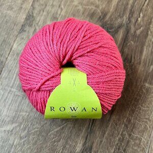 Rowan Bell Organic Cotton/Wool Pink Yarn 50 grams